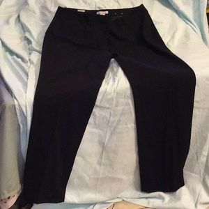 Liz Claiborne Black Dress Pants Tall Size 18